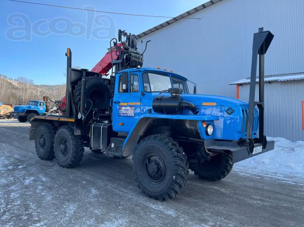 Лесовоз Урал с манипулятором Бери и работай!