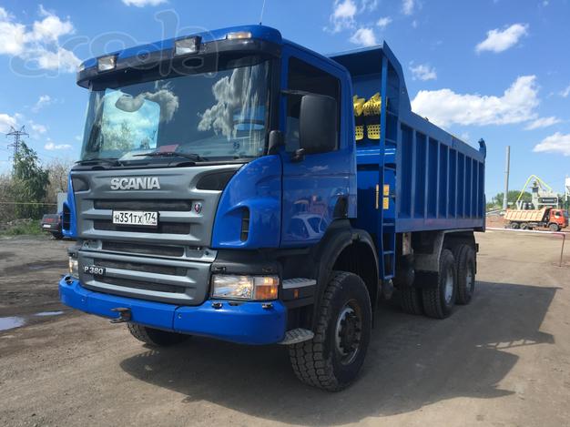 Самосвал Scania и Volvo