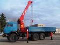 Аренда кран-манипулятора Камаз борт 10 тонн, на стрела 7 тонн