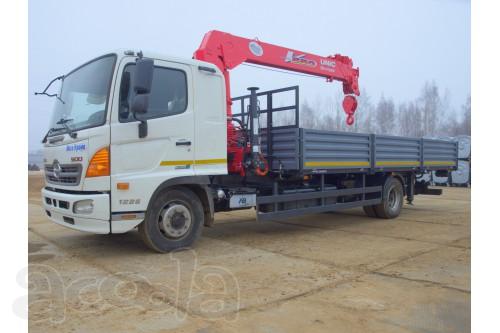 Услуги манипулятора Hino 500 с грузоподъёмностью 10 тонн, стрела 5 тонн