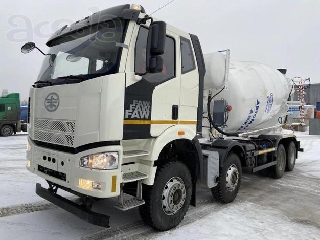 Автобетоносмеситель FAW CA3310AB, J6P, 8х4, Euro V, объём бочки 12 м3