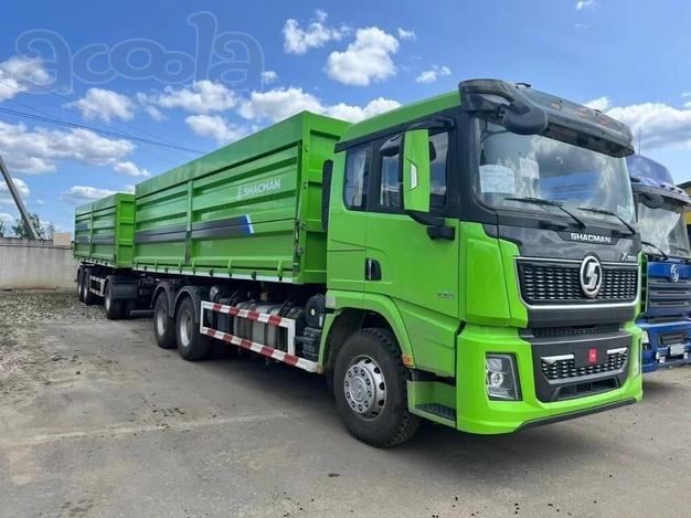 Автопоезд самосвал-зерновоз на шасси SHACMAN X3000, Restyling, 6х4, Euro V