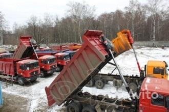 По 2 самосвала (20т ) в день. 42 000 за 2 машины по ф выгрузки