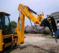 Аренда гидромолота на базе экскаватора-погрузчика JCB, Челябинск и область.