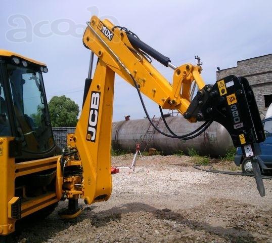 Аренда гидромолота на базе экскаватора-погрузчика JCB, Челябинск и область.