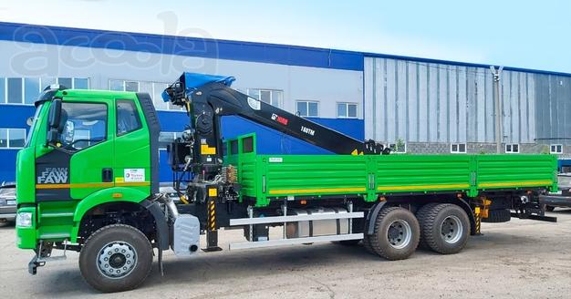 Кран-манипулятор FAW c КМУ HIAB 190TM-6